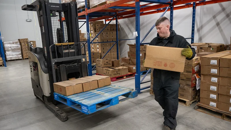 Illustrative unbranded image for Pallet manufacturing; not the named organisation, premises, people or event