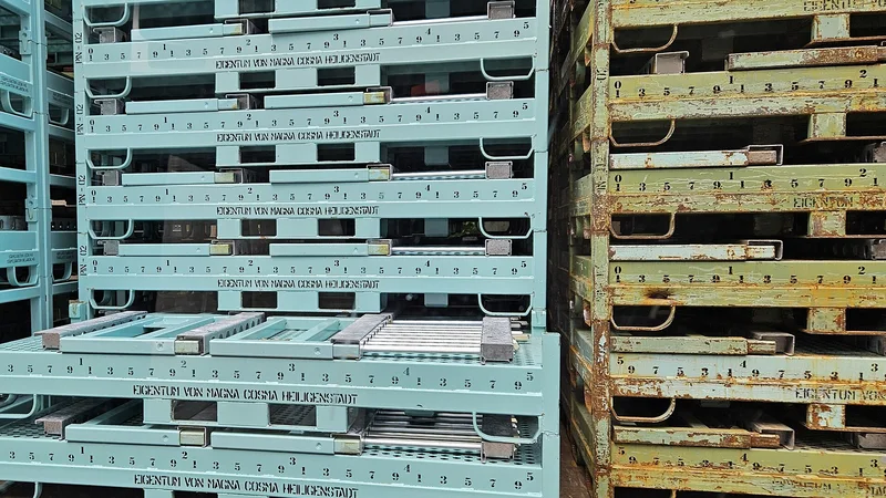 Illustrative unbranded image for Wooden, plastic & specialist pallets; not the named organisation, premises, people or event